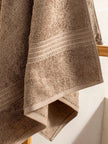 Σετ πετσέτες και χαλάκι μπάνιου homelovers organic 40X66+68X137+50X70 / Brown